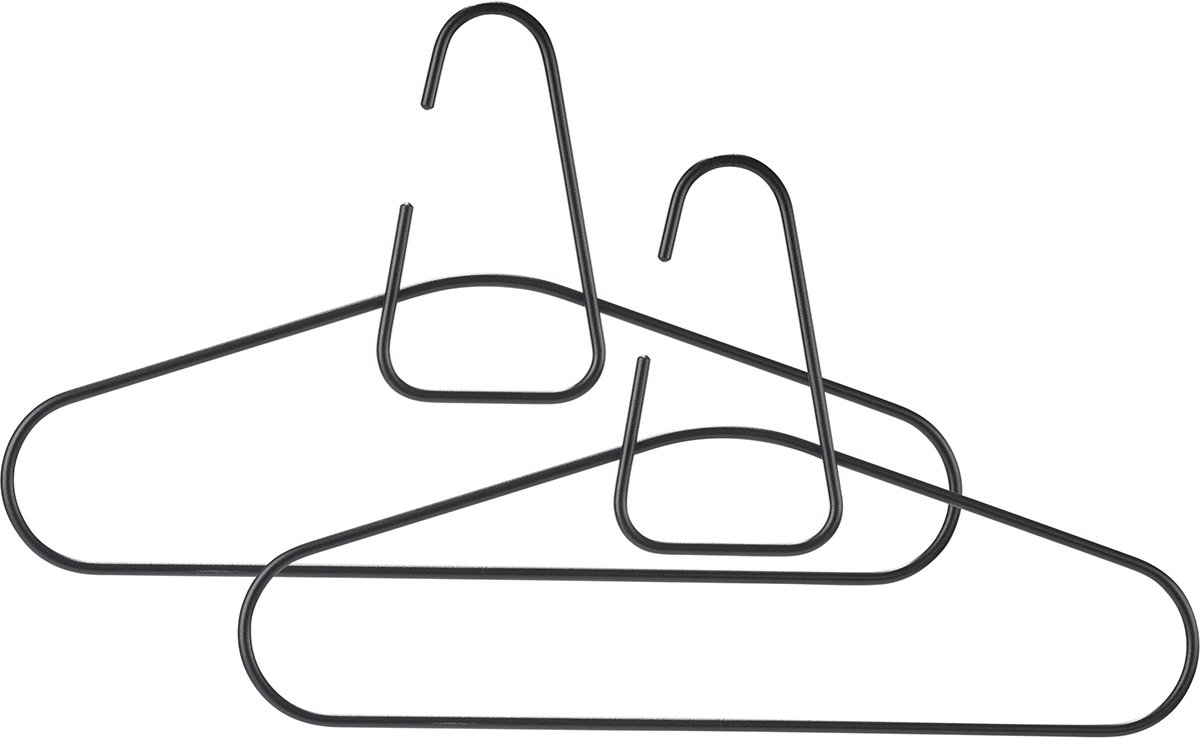 Zone Denmark A-hanger Hanger 40,6 x 24,2 cm 2 stuks Black