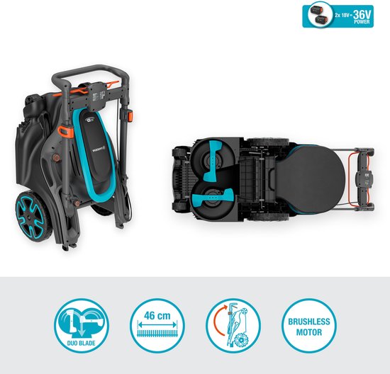 GARDENA Grasmaaier PowerMax Duo 46/36V P4A Set 4.1 van GARDENA — afbeelding 5