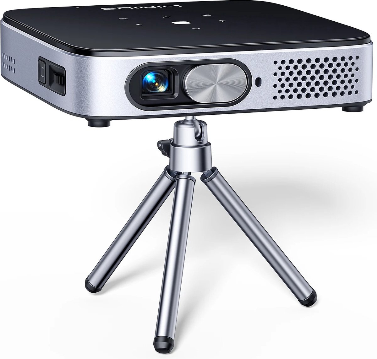 Image of AB SHOP Mini beamer - MinI projector - Mini projector smartphone - Mini projector bluetooth - Mini beamer wifi bluetooth - Mini projector voor telefoon - Android - FHD 1080P ondersteuning