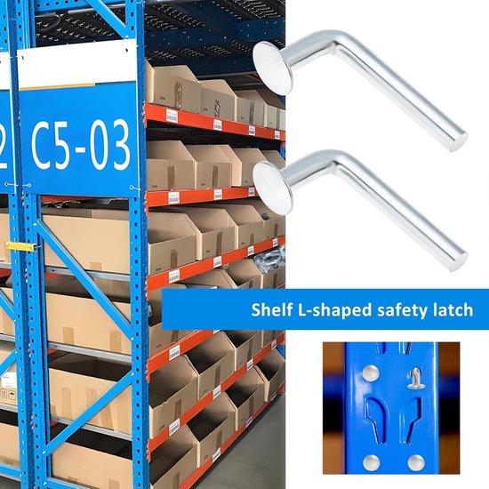 100 STKS Pallet Rack Drop Pin Vergrendeling Clips Pins Haken Heavy Duty ...