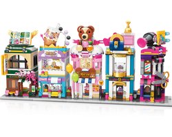 Keeppley City Corner Serie 2 – complete serie bestaande uit: C0107, C0108, C0109, C0110, C0111
