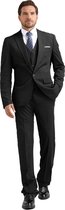 Allthemen Costume 3 pièces pour homme - Costume décontracté pour homme d'affaires - L