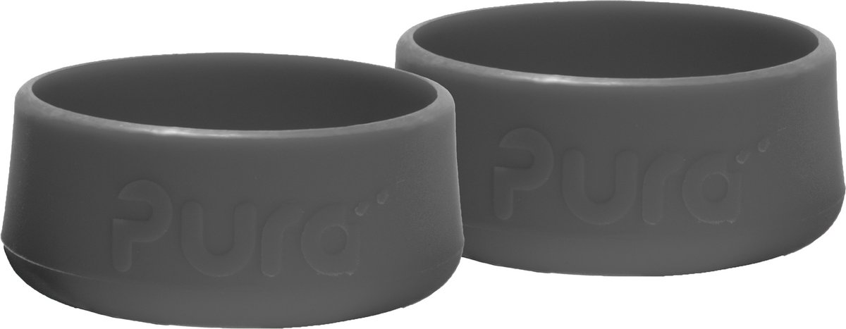 Pura Silicone Bumpers - Grijs - 2 stuks