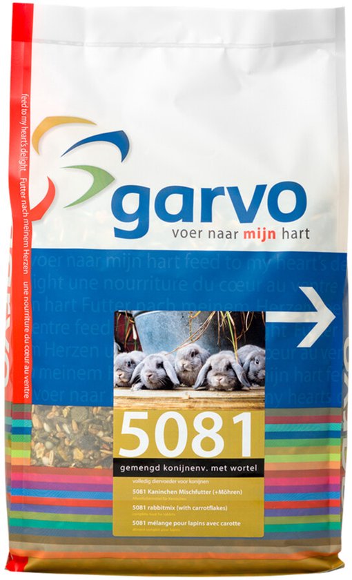 Garvo Gemengd Konijnenvoer met Wortel 4 kg