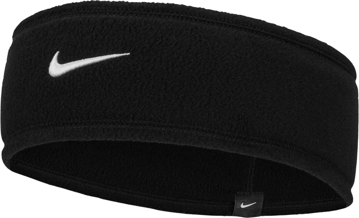 Nike One Therma-Fit Fleece Hoofdband Dames Zwart