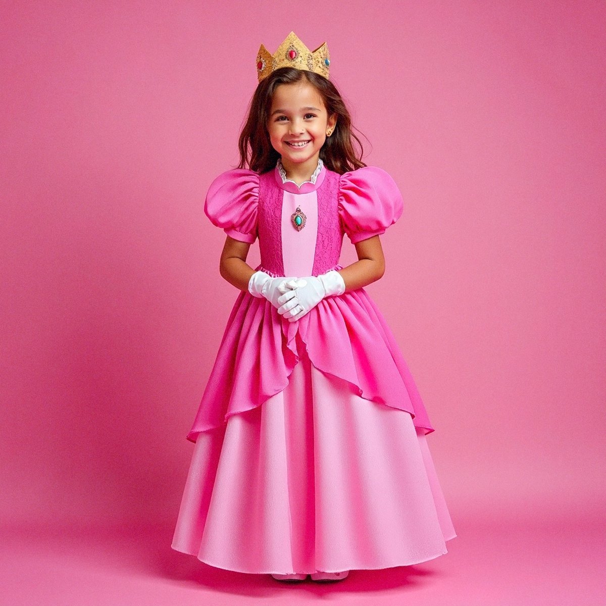 Joya Kids® Princess verkleed jurk voor kinderen | Verkleedjurk Meisje Prinses | Halloween thema kostuum | Carnaval kleding | prinsessen kostuum Jurk | — afbeelding 14