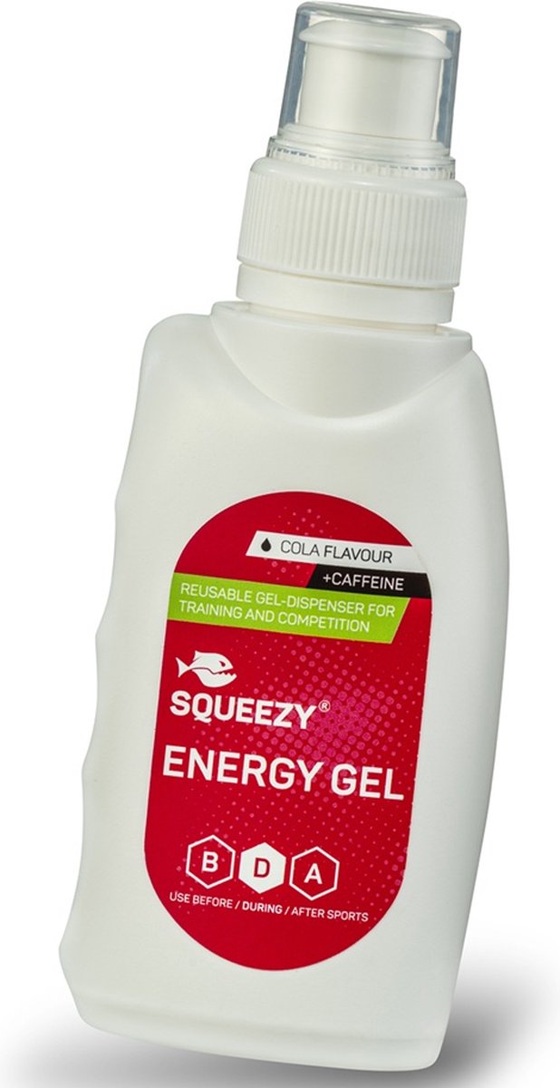 Squeezy Energie Gel 125ml Bottle Cola/Caffeine Gezondheid| Sport | Sportvoeding | Energiegels | Hardlopen | Alle sporten | Hardloopvoeding | Energygels | Wielrennen | Wielrenvoeding | Energiegels