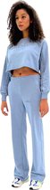 FULL:BLOWN - Set Pantalon de survêtement & Pull court femme - Vêtements de sport femme - Pantalon de sport femme - Jogger - Yoga - Pantalon de yoga - Top court femme - SET XS/ S