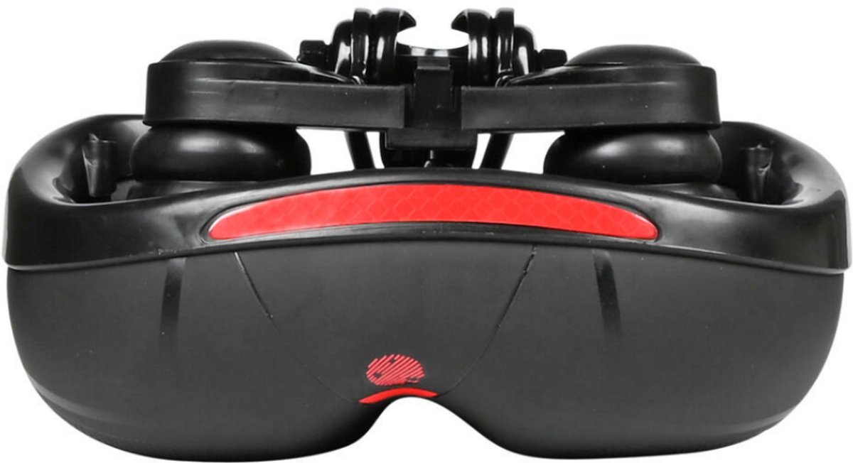modèle 3D de Selle de vélo confort avec rembourrage en gel noir