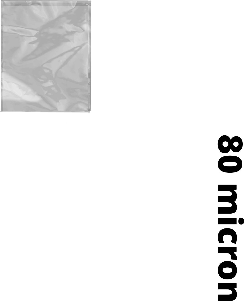 100x Vacuumzakken 80 micron 110x150mm - 11x15cm Sealbags Vacuumeer Food Voedsel Sacs Sous Vide Diepvries Geurvrij Luchtdicht Sealbaar