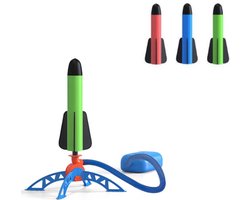 Tozy Buitenspeelgoed Raket - Inclusief 3 raketten - Stampraket Speelgoed Tuin met - Vliegt tot wel 10 meter de lucht in - Vang- & Werpspellen - Buitenspeelgoed Jongens en Meisjes Tozy Buitenspeelgoed Raket - Inclusief 3 raketten - Stampraket Speelgoed Tuin met - Vliegt tot wel 10 meter de lucht in - Vang- & Werpspellen - Buitenspeelgoed Jongens en Meisjes