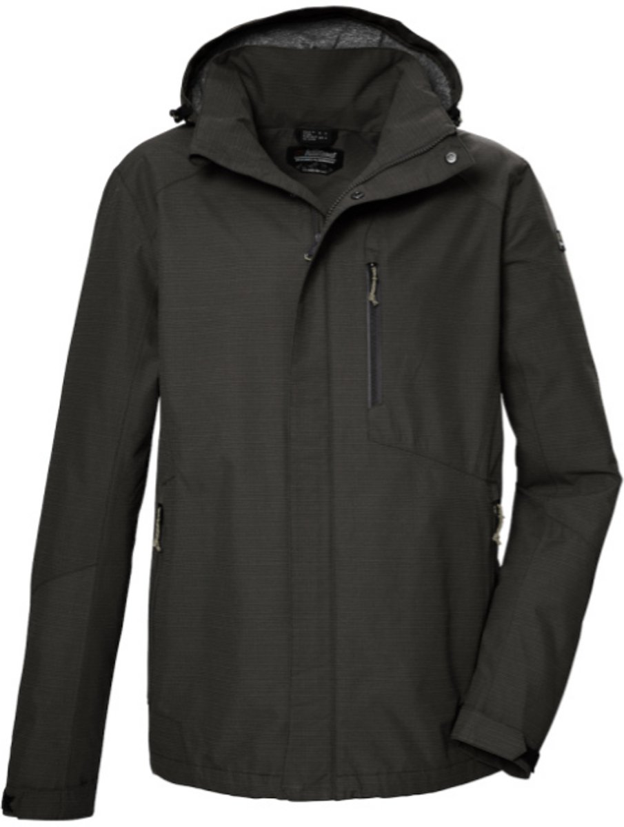 Killtec KOS 256 Heren Outdoor Jas Antraciet