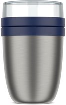 Pot à lunch isotherme Mepal Ellipse - 500 + 200 ml - Boîte à lunch Thermos - Bleu vif