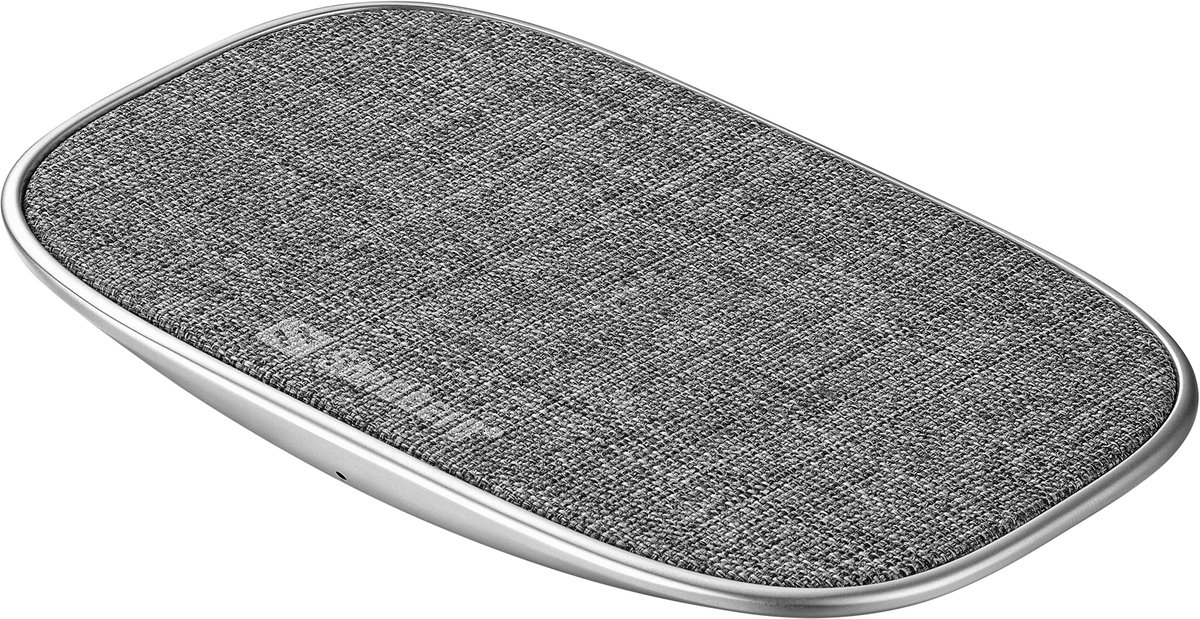 Sandberg Wireless Charger Deck 15W Universeel Aluminium, Grijs USB Draadloos opladen Binnen