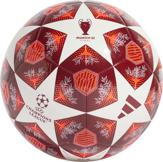 adidas UEFA Champions League Club Ball, Unisex, Rood, Bal naar voetbal, maat: 5