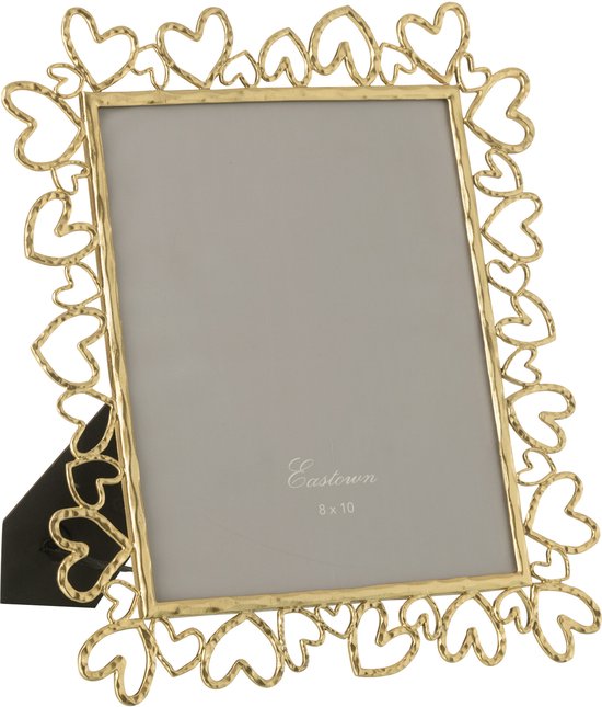 J-Line Cadre Photo Klo 8X7 Etain Or Large