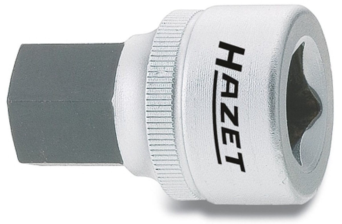 HAZET Dopsleutelbit 985-5 · 1/2 inch (12,5 mm) vierkant hol · Binnen-zeskant-profiel · SW 5 mm