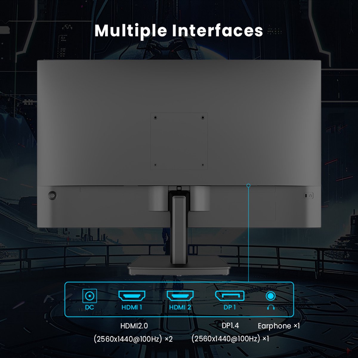 KTC H27T27 - 27" QHD Gaming Monitor thumbnail 3