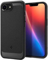 Coque arrière Spigen Rugged Armor MagSafe pour iPhone 16e - Noir mat