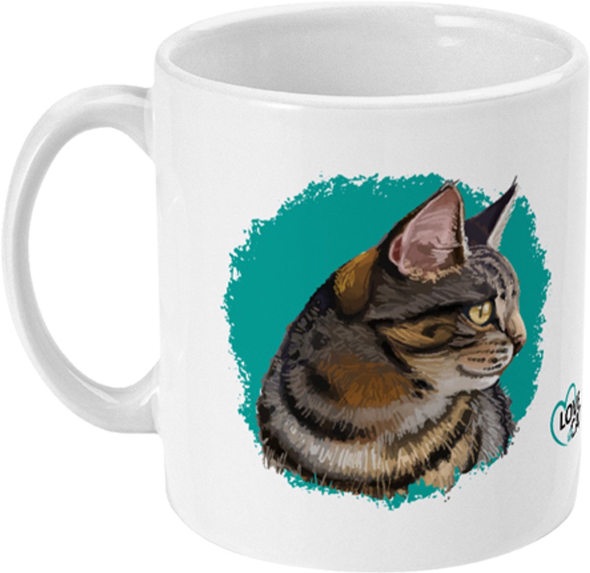 Mok Love Cats California Spangled, 325ml