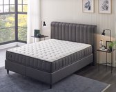 Bol.com YATAS Ionic Energy - Boxspring - 120x200 cm - Complete Boxspring - Pocketvering - Boxspring met Opbergruimte - Slaapkame... aanbieding