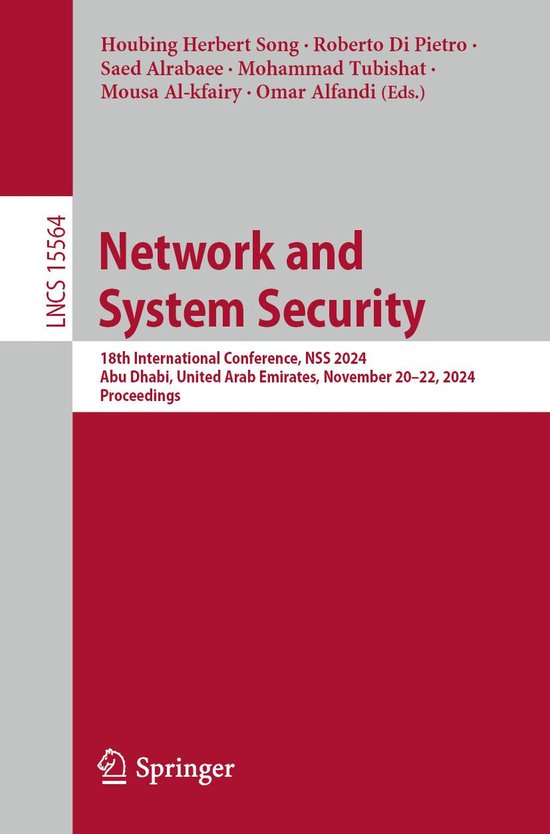 Springer Nature Proceedings Computer Science - Network and S ... - cover