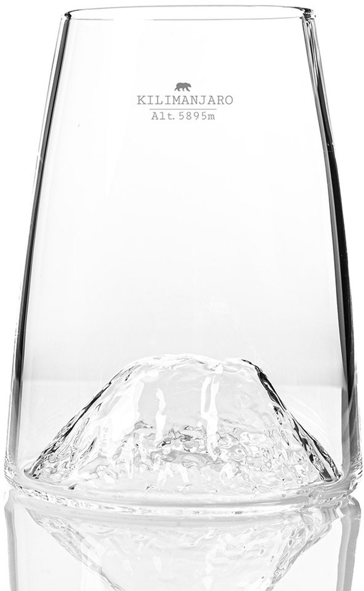 Alaskan Maker Topographic longdrink glas 450ml-Kilimanjaro