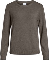 Pull Vila Viril col rond manches longues - Noos 14054177 Falcon/mélange Taille femme - XS