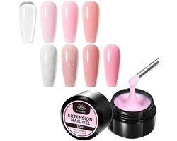 HEMA Born Pretty - Extension gel - 8x30 ml - -vrij - Builder gel - Nagelgel - UV gel builder - Gel -Nagelverlenging - Buildergel - Builder gel gel nagels - UV gel - Gel nagels - Gelnagels