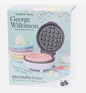 Bol.com George Wilkinson Mini Wafelijzer - Compacte Wafelmaker Met Anti Baklaag - Paars aanbieding