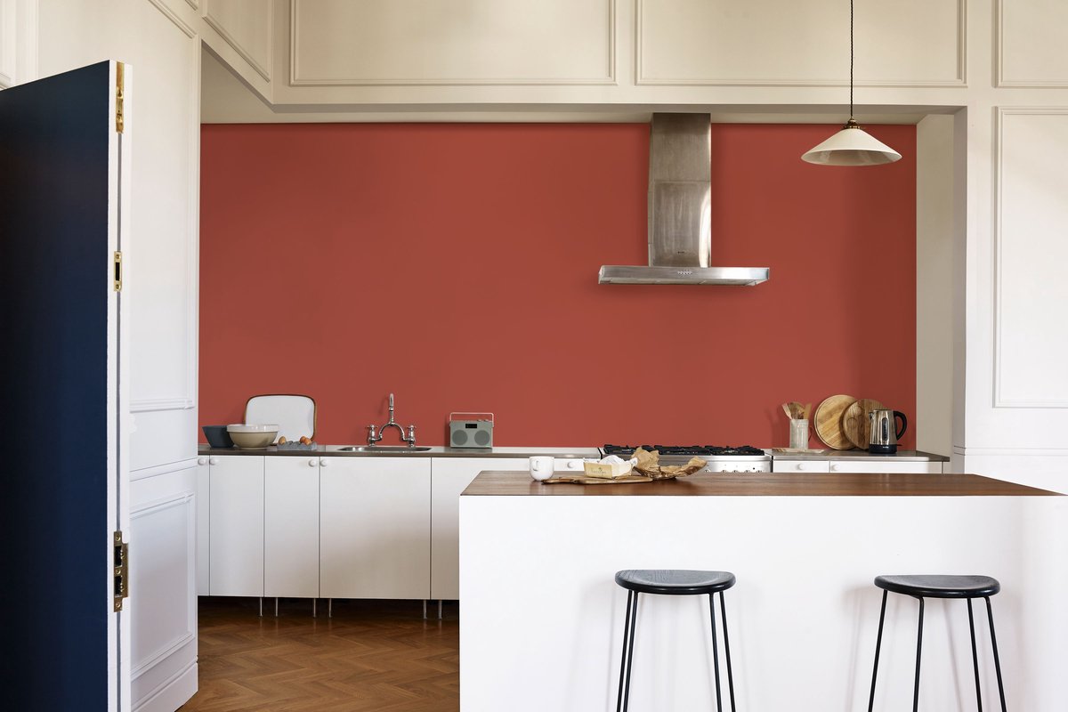 Flexa - Creations Muurverf Extra Mat - Mahogany Red - Mengverf - 1 L – foto 4