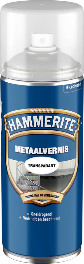 Hammerite - Metaalvernis (Spray) - Kleurloos - 400 ML