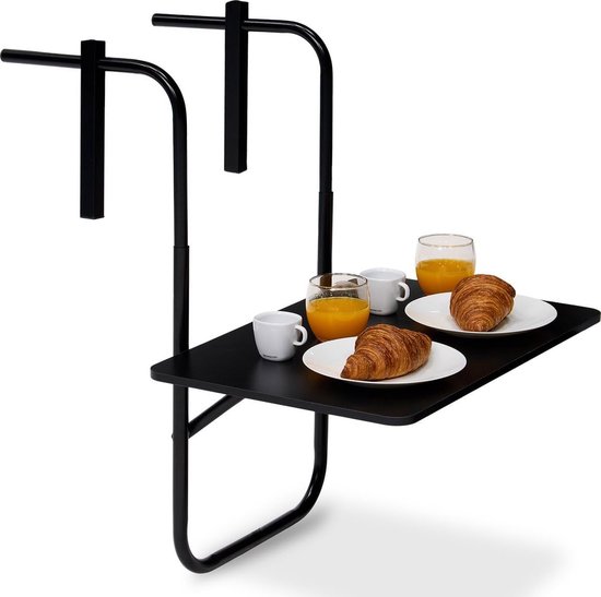 Balkontafel Hangend – Inklapbaar Balkonbar - Hangtafel Voor Aan Het