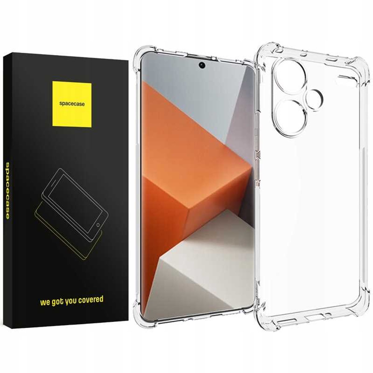 Spacecase Anti-Shock Case Voor Xiaomi Redmi Note 13 Pro+ 5G