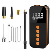 Enzoda Elektrische Fietspomp - Luchtcompressor - Bandenpomp - Ballenpomp - Compressor - Powerbank - NL Handleiding - Draadloos