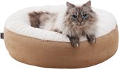 Filo Kattenmand met Wasbare Hoes & Schuimbodem Lichtbruin - Hondenmand Kleine Hond - Katten Mand - Kat - Kitten - Hondenbed Klein