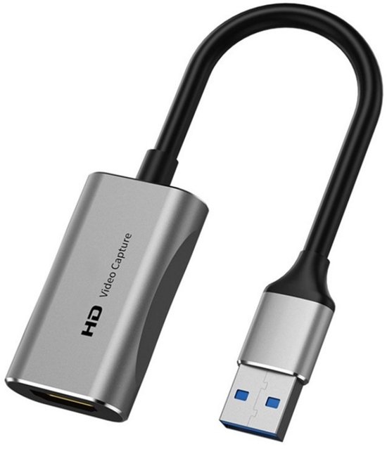 Adaptateur Displayport Vers Hdmi Carte Capture Vidéo YCE 4K HDMI Vers USB 3.0/USB-C - 1080P 60FPS | Pour Streaming, Jeux, Conférences Accessoire Enregistrement Vidéo Conférence