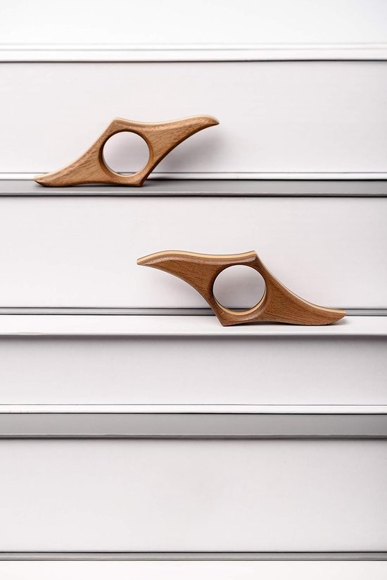 Marque-page ergonomique en bois pour une lecture confortable à une main M