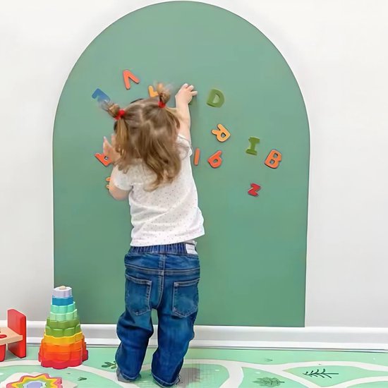Magnetische muursticker Boog 80x100 - Blauw
