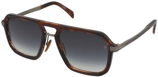 David Beckham Db-7136-s-6c5 56/20/145 Zonnebril Bruin Grey/CAT3 Man — afbeelding 4
