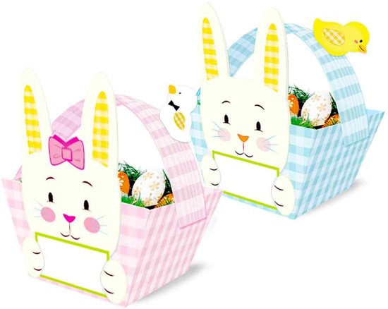5 x Paasmandjes knutselen; leuk om te maken met kinderen