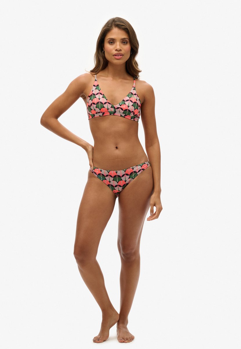Superdry Klassiek bikinibroekje met print - Dames - Badpakken Orange Geo