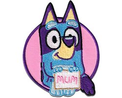 Bluey - Mum - Patch - Strijkapplicatie