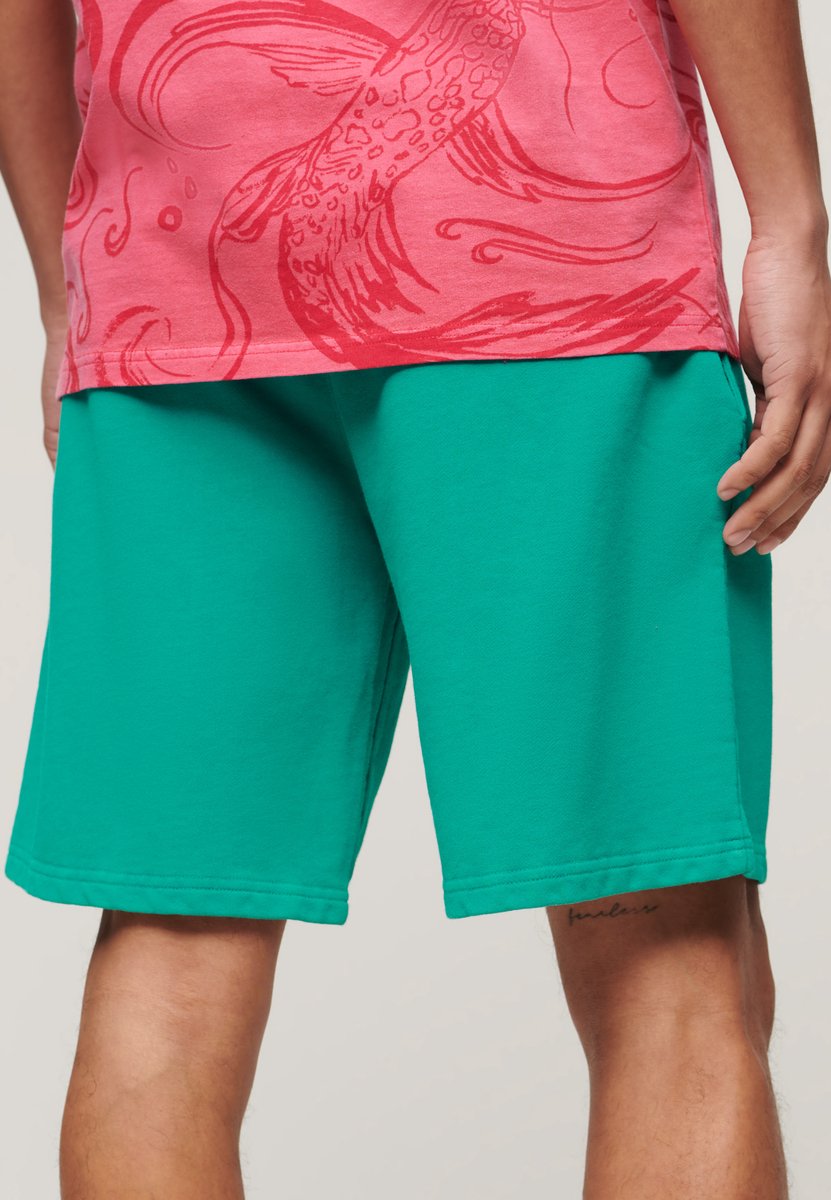 Superdry Short met vintage wassing Heren Korte broeken Groen