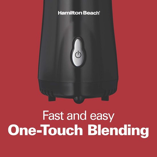 Persoonlijke Blender 0.4 L met Reisdeksel - Zwart — afbeelding 3