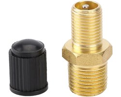 2-delige Schrader-klep NPT-tankkleppen Met 1/4 Inch Mannelijke NPT MPT Standaard Draadkern En Dop Luchtcompressor Luchttankvulkleppen Gereedschapsfittingen