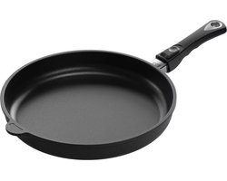 AMT Gastroguss Koekenpan Ø 32 cm hoogte 5 cm met afneembare steel LOTAN® antiaanbaklaag geschikt voor alle warmtebronnen incl. inductie