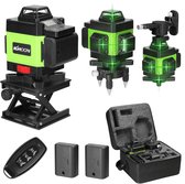 Bol.com 4D 16-Lijn Kruislijnlaser - Zelfnivellerend - 3° Zelfnivelleringsfunctie - USB Oplaadbare Lithiumbatterij - Met Vertical... aanbieding