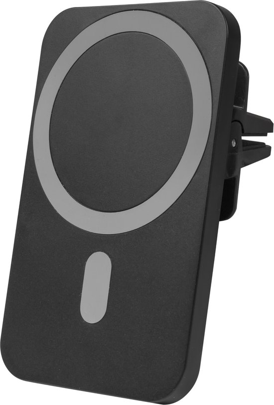 Nuvance Telefoonhouders Auto – Geschikt voor MagSafe iPhone 12/13/14/15/16 – Telefoonhouder – Draadloze Oplader – Gsm Houder Auto