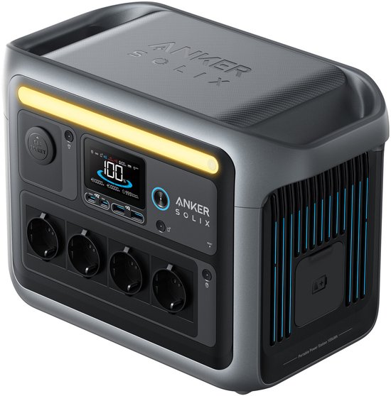 Anker SOLIX - C1000 - Portable powerstation - 1056Wh - Backup stroomuitval - Camping - Outdoor - portable power station vergelijking